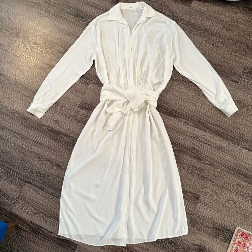 Lucca Renee Twist Front Jersey Maxi Dress